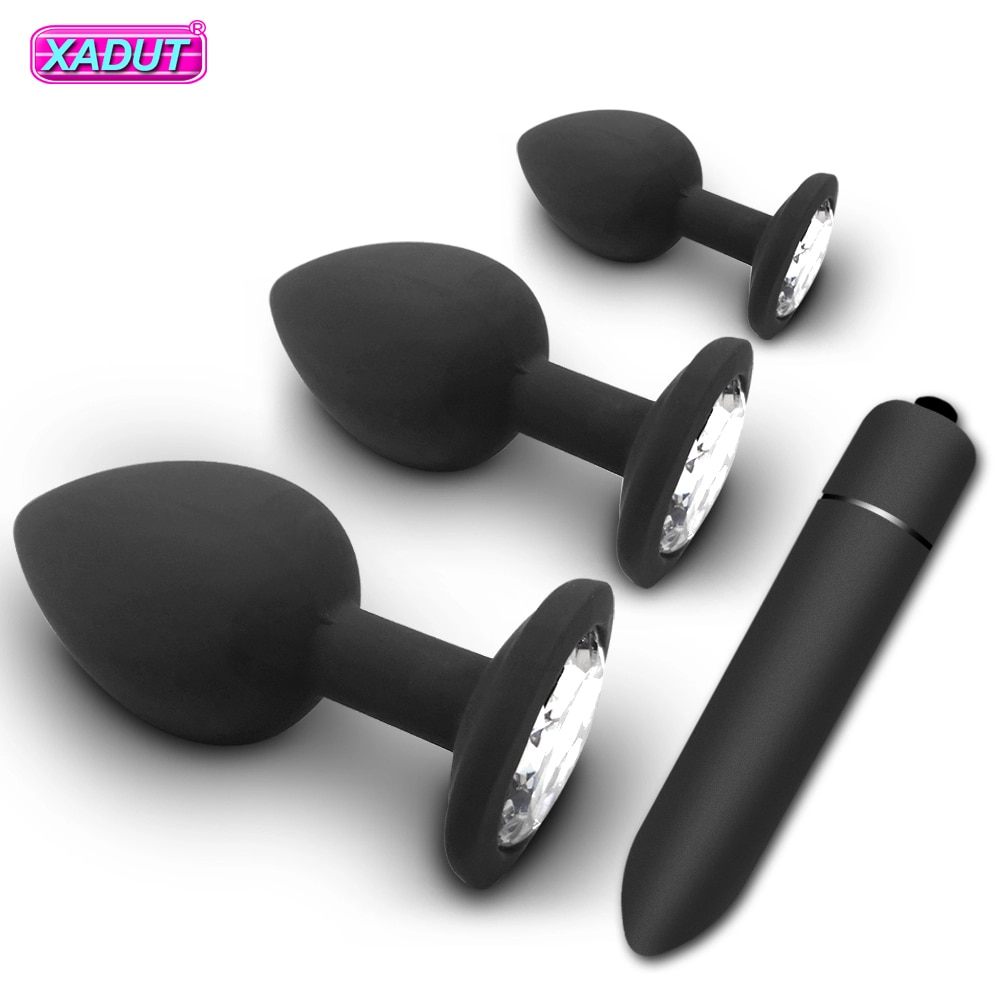Anal Plug Butt Soft Silicone Prostate Massager Adult...