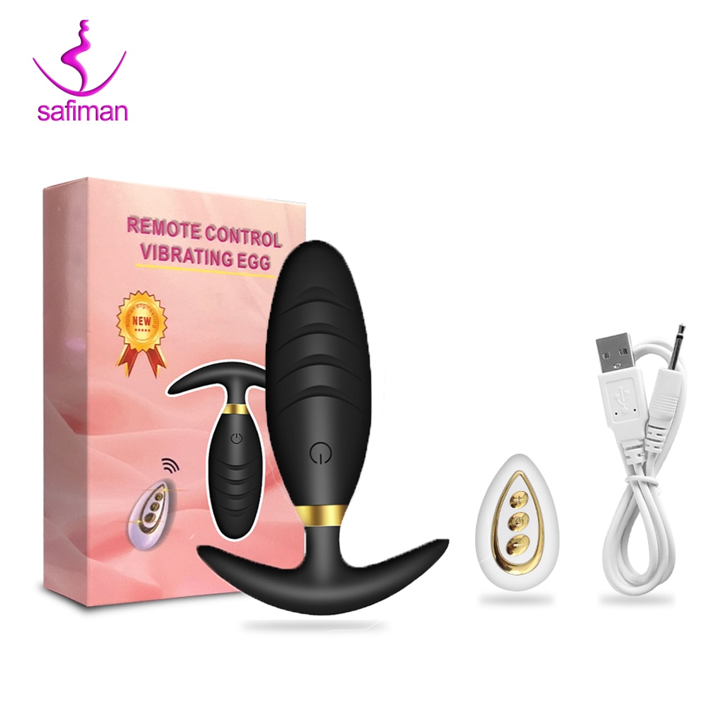 Anal Vibrator Butt Plug Prostate Massager with Wireless...