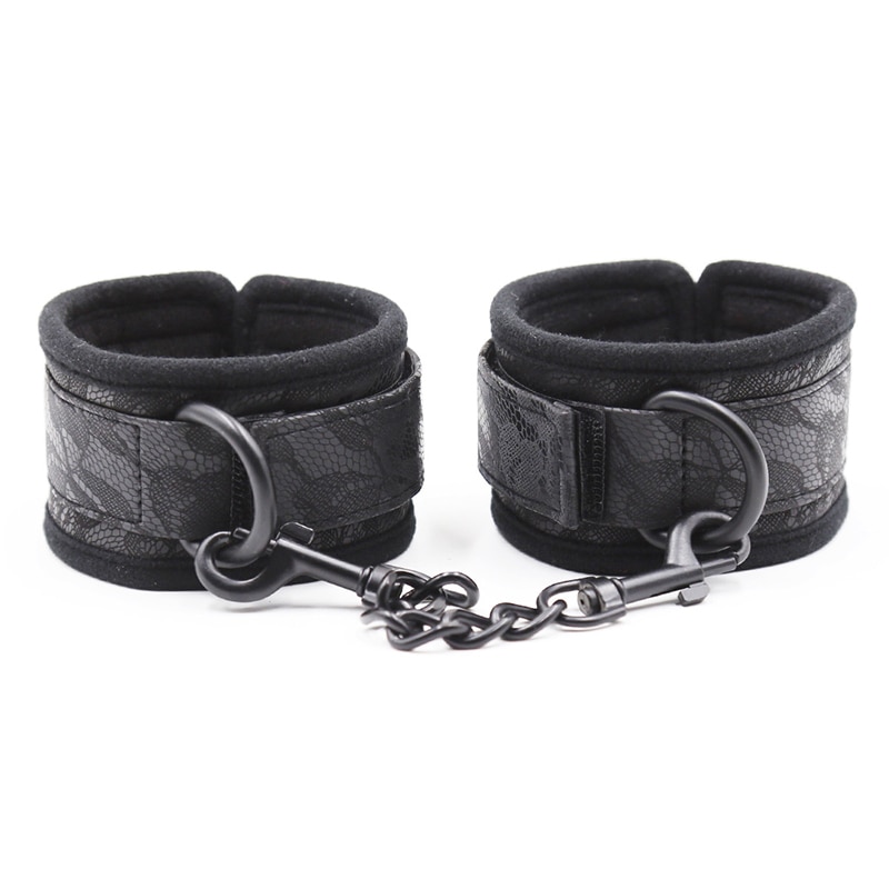 Soft Adjustable Sponge Velcro Handcuffs Ankle Cuff...