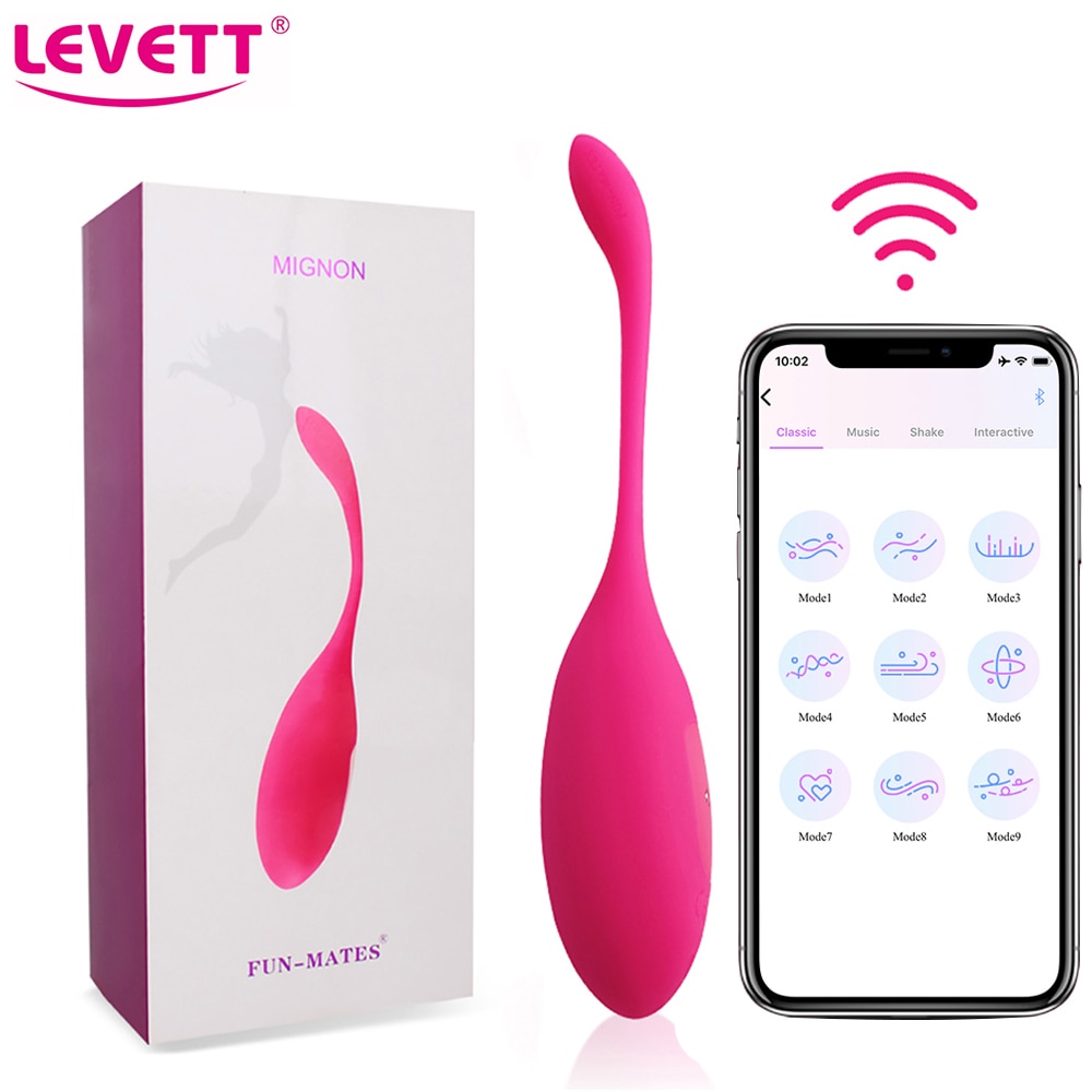 Wireless APP Control Vibrating Egg Vibrator Wearable...